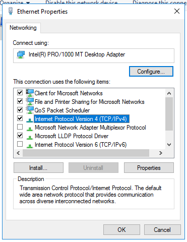 IPv4 Settings
